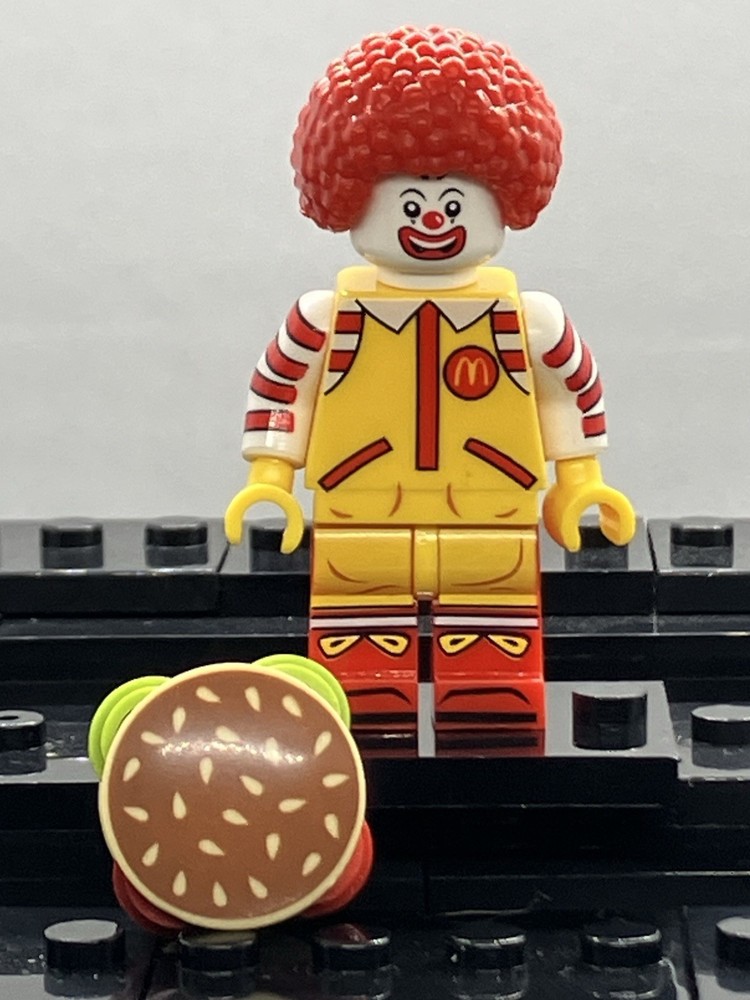 Evil Clown Ronald McDonald Custom Mini Figure