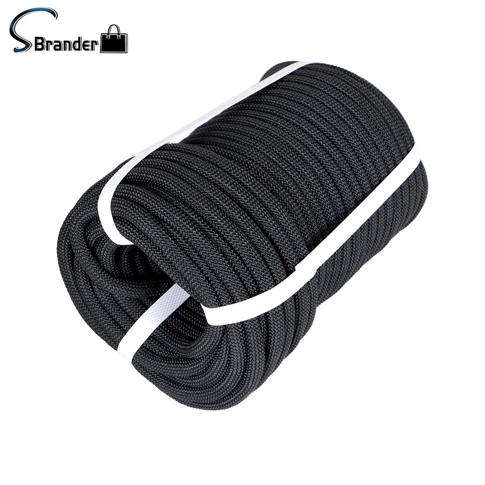 3/8" × 100' Polyest Rope High Strength Pulling Braided Rope 3520Lbs