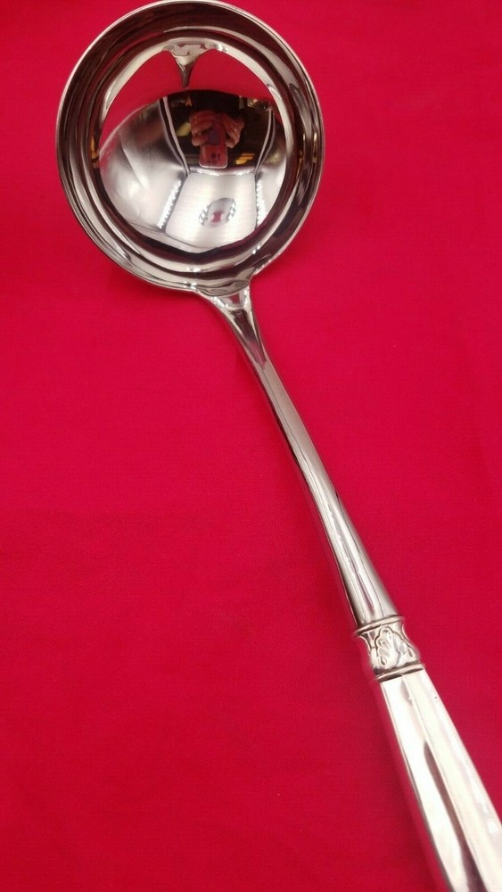 Empress by International Sterling Silver Handle Soup Ladle Custom Made