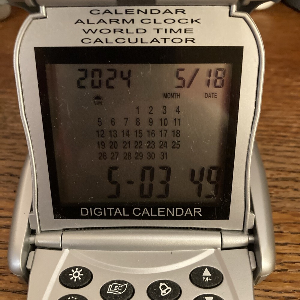 Desktop Calendar Clock,Calculator,Countdown,Timer,Currency Exchange NIB