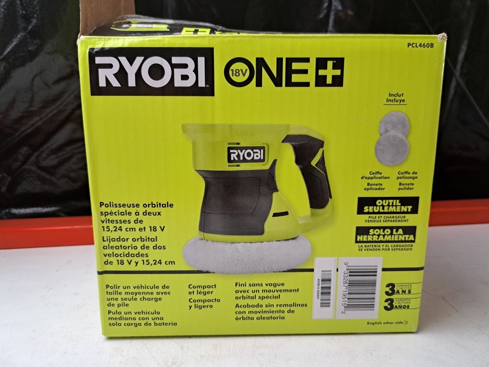 RYOBI 18V ONE+ 6" 2-Speed Buffer PCL460B (Tool Only)