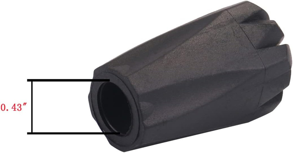 Trekking Pole Accessories Extra Thick and Wear Resisting Rubber Tips Snow Suppor