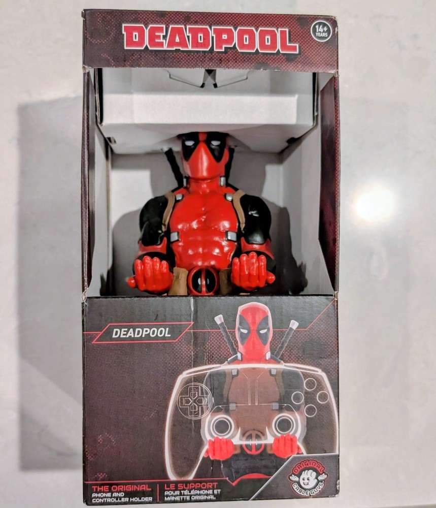DEADPOOL Cable Guys Original Phone Video Game Controller Holder Character Stand