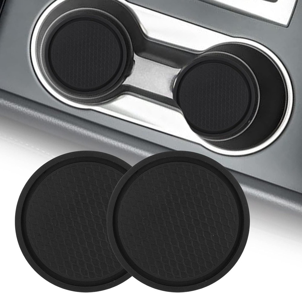 Center Console Cup Holder Replacement Pad Gray Compatible with GRAY, gray