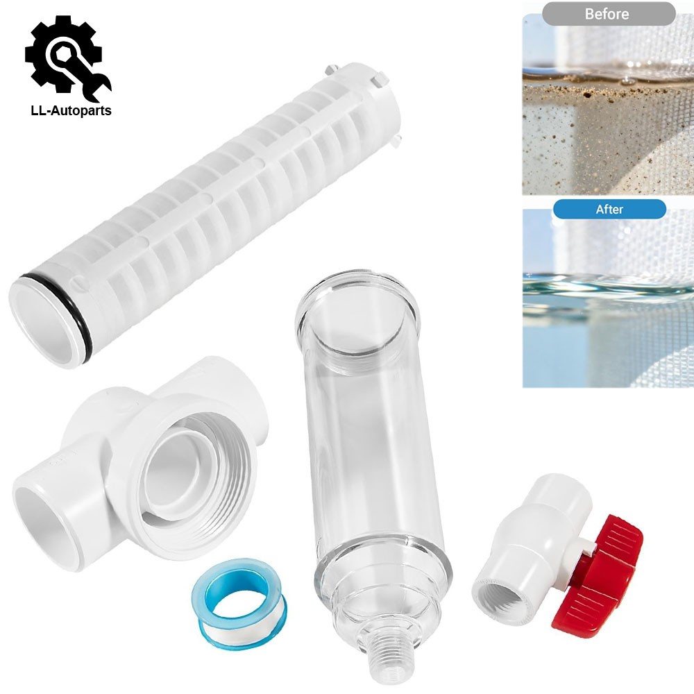 100 Mesh Spin Down Sand Separator 1.5 Inch PVC Slip 50 GPM for Well Water Filter