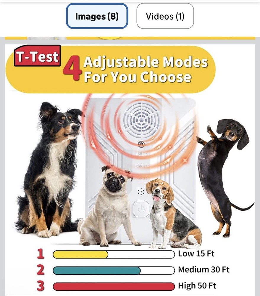 sonic anti barck control device deter nuisance barking