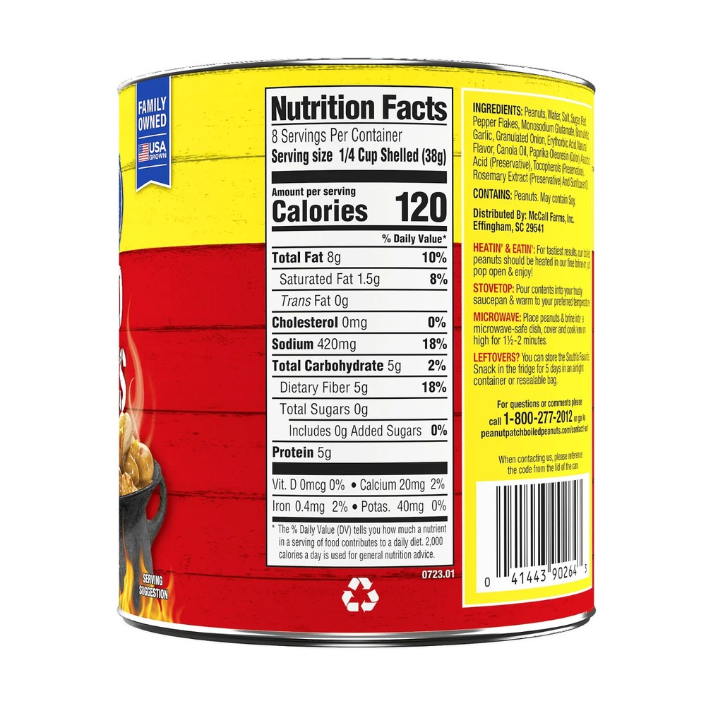 Peanut Patch Boiled Peanuts, 25oz (2 Original and 2 Hot & Spicy)