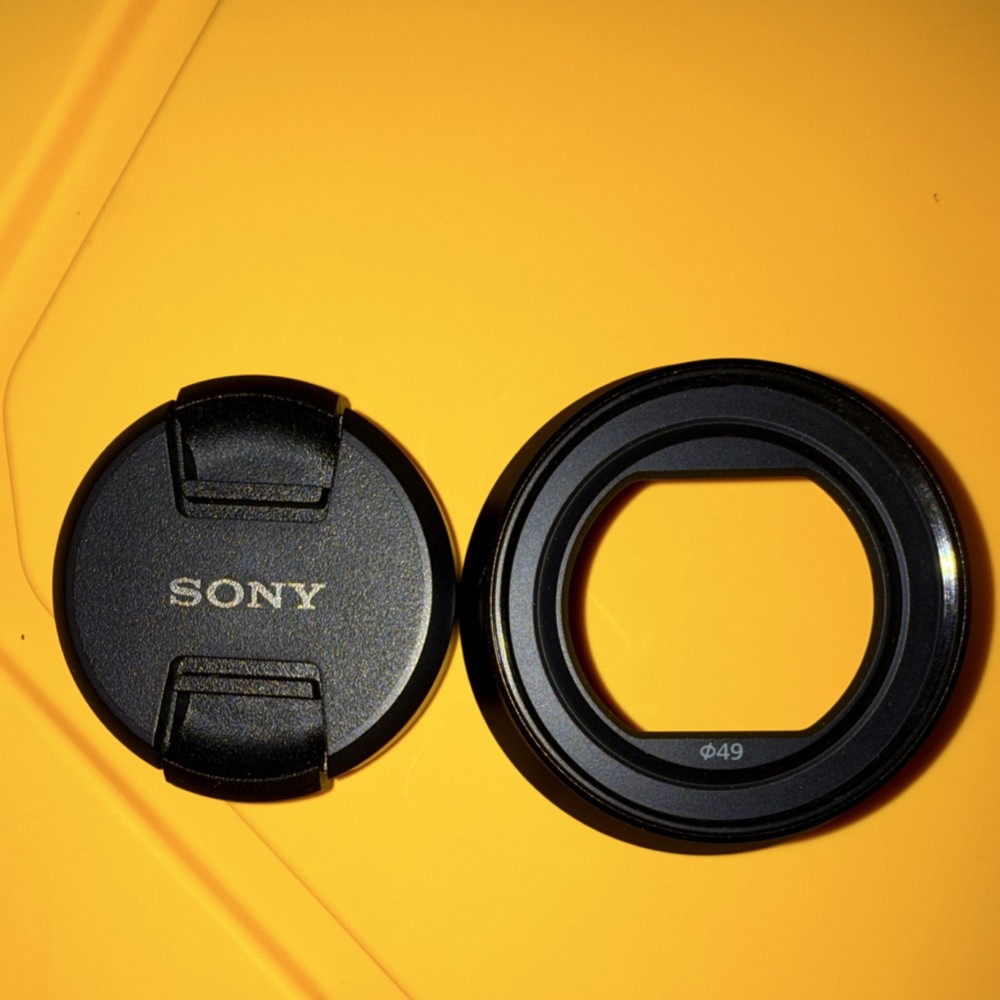 Sony Snap-on Front Lens Cap Fits 49mm Lens Front Secure Attachment Accessory