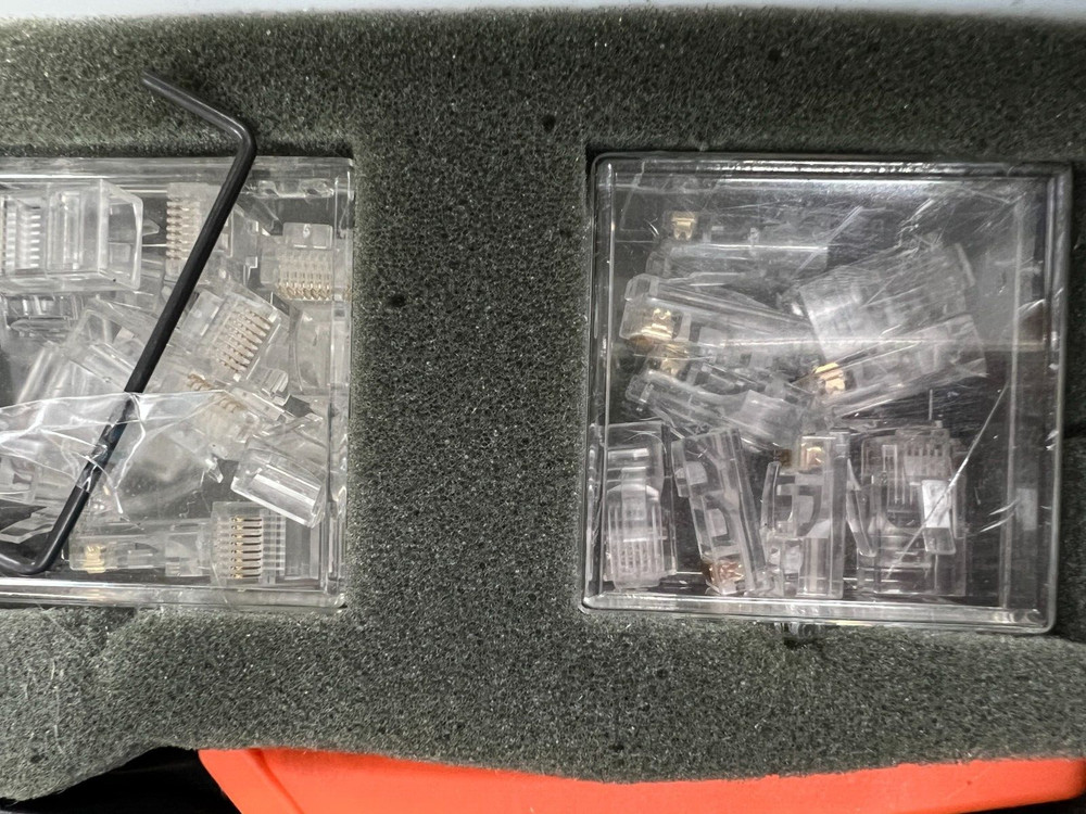 👀 NETWORK ETHERNET CAT 5 CABLE CRIMPER TOOL KIT