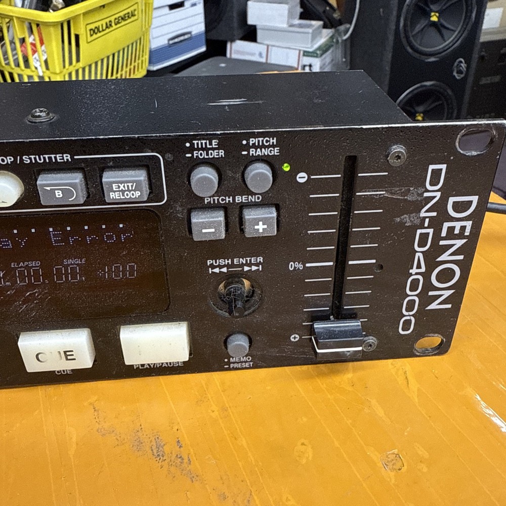 Denon DN-D4000 MP3 Dual CD Player DJ controller - RC-D40 Missing Knob