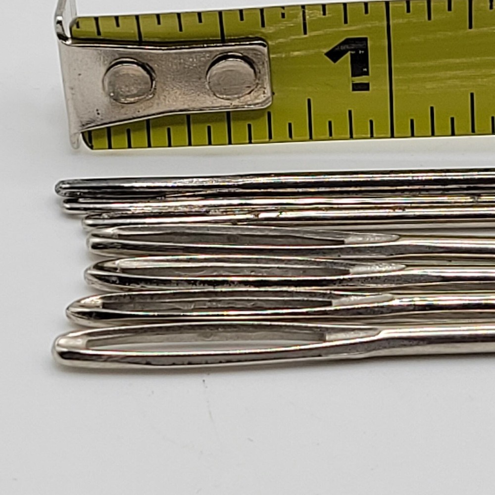 Needle Threaders (6) ~ blunt end - large eye needles (4) ~ sharp end (3)