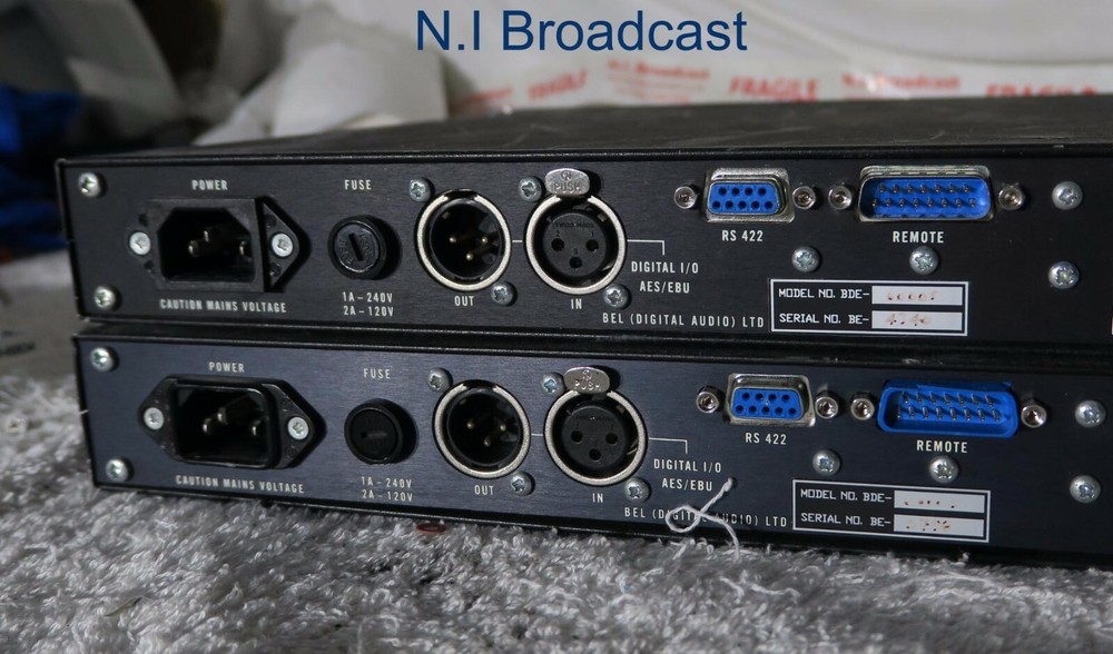 2x Bel bde6000sf digital lay off recorders