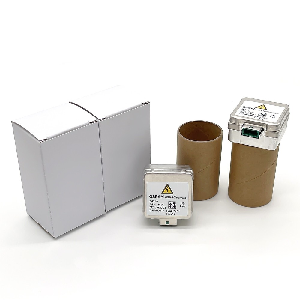 Osram Xenarc D3S HID Xenon Headlight Bulbs 66340 OEM 4300K BULK PACK - Pack of 2