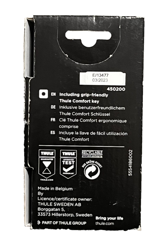 THULE One-Key System Lock Cylinders (2-Pack) #450200