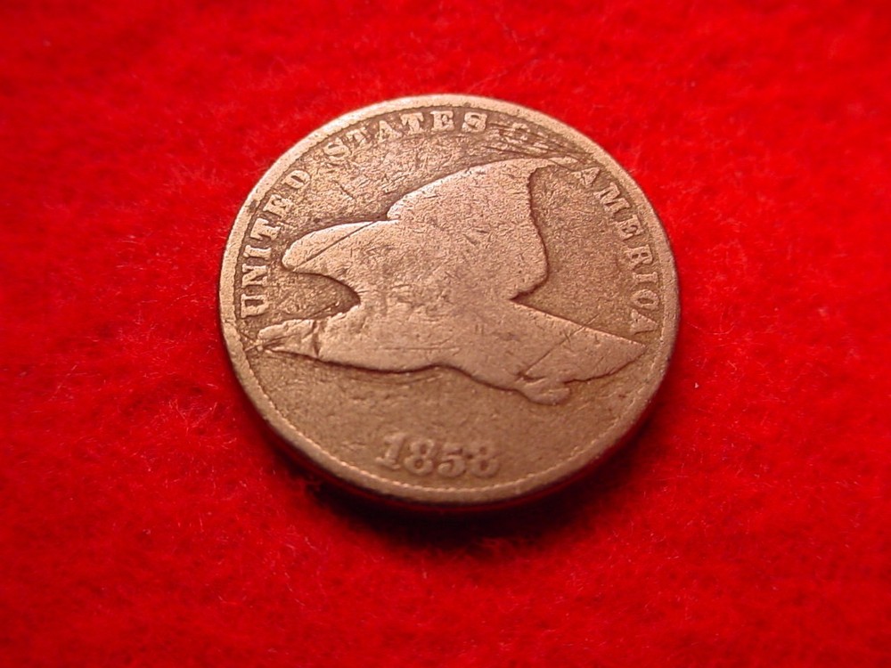 1858 FLYING EAGLE CENT GREAT CENT!!   #140