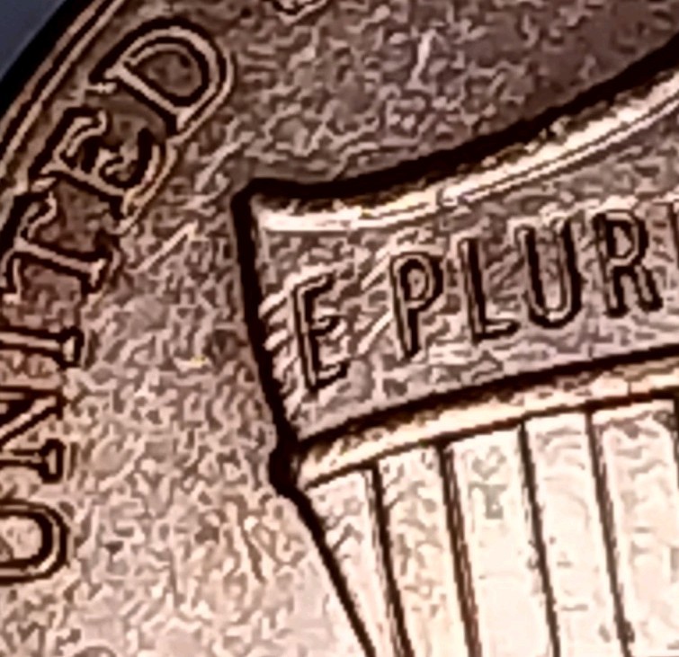 2021 P Error Lincoln Shield Cent. Obv./Rev. Die Cracks.