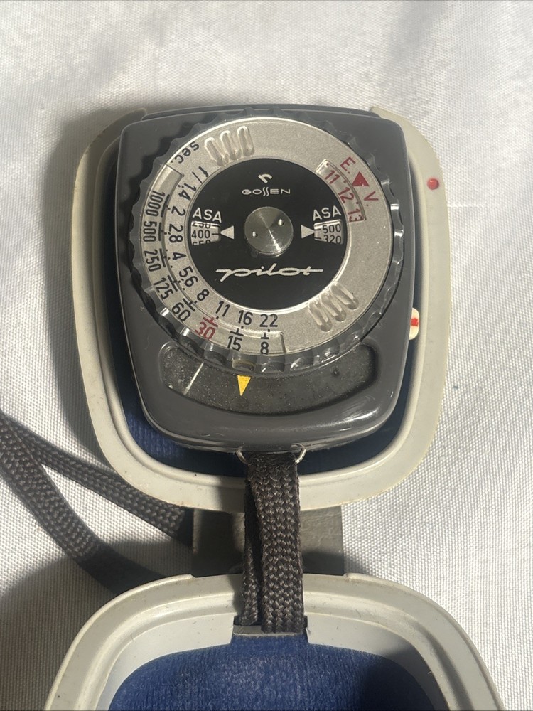 Gossen Pilot Exposure Light Meter - Case and Strap - Made in Germany -