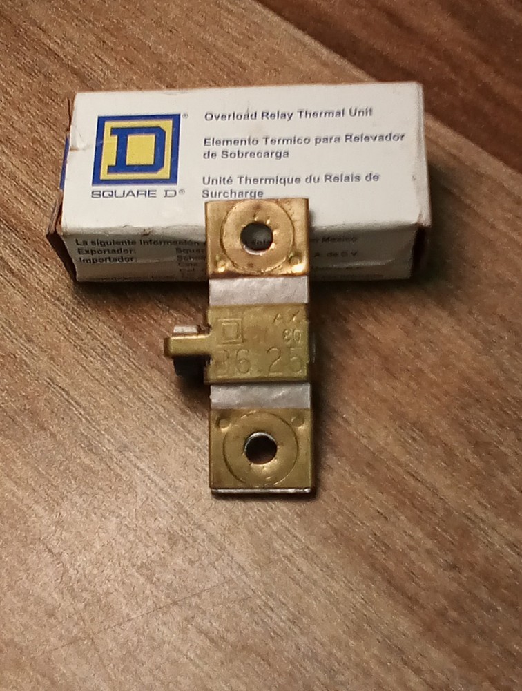 Square D 6.25 Overload Relay Thermal Unit