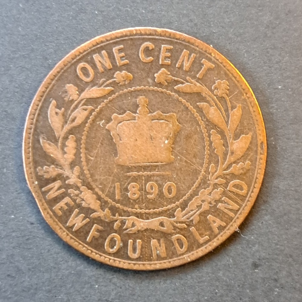 1890 Newfoundland One Cent