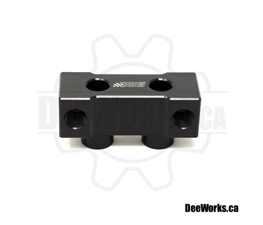 2 Port Remote Sensor Block Mount - Billet Aluminum