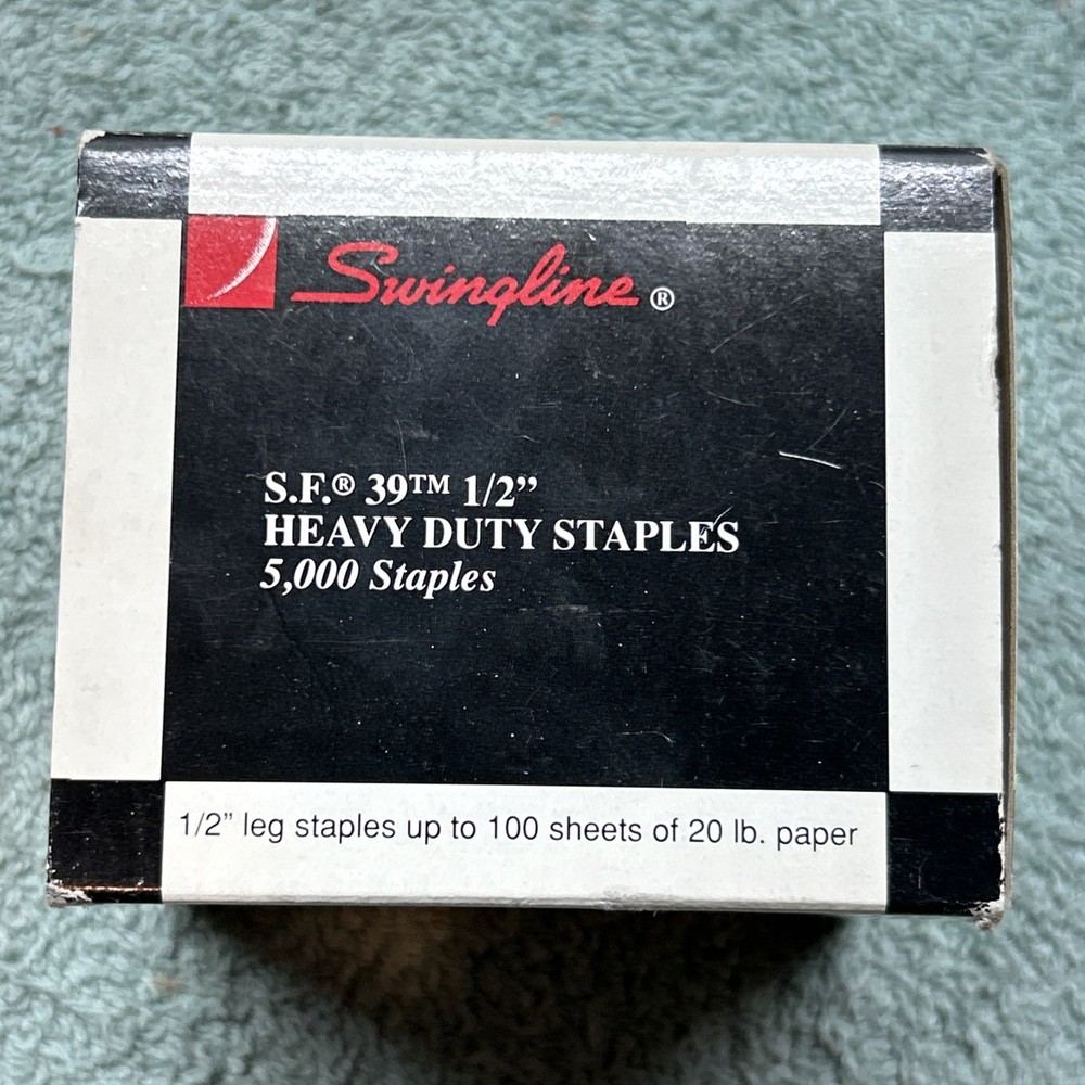 Swingline 79392 Heavy Duty 1/2 inch Staples Open Box