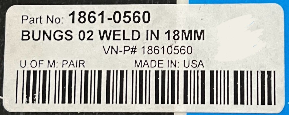 Weld-in O2 Sensor Bungs - 18 mm - Straight ***ONLY ONE***