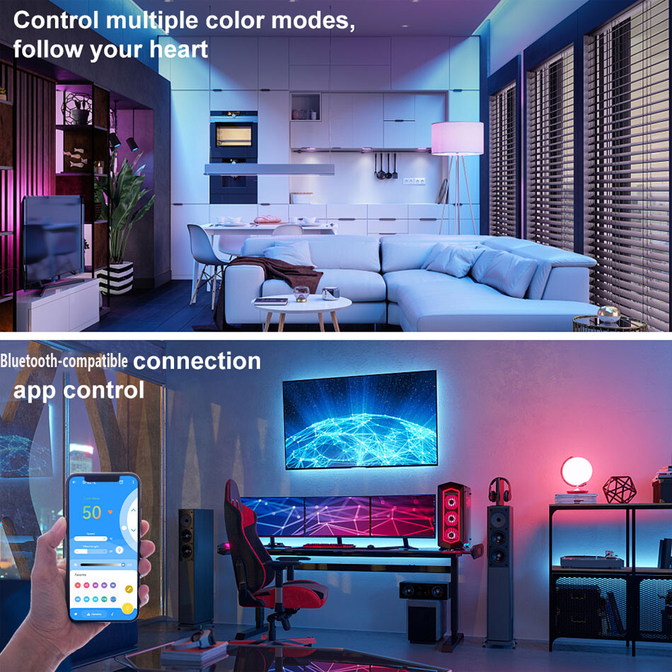 SP621E Bluetooth-compatible LED controller APP control For WS2812 RGB LED strip