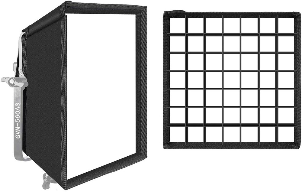 Foldable Softbox Diffuser with Grid Beehive for RGB 800D/560AS/480LS Series LED