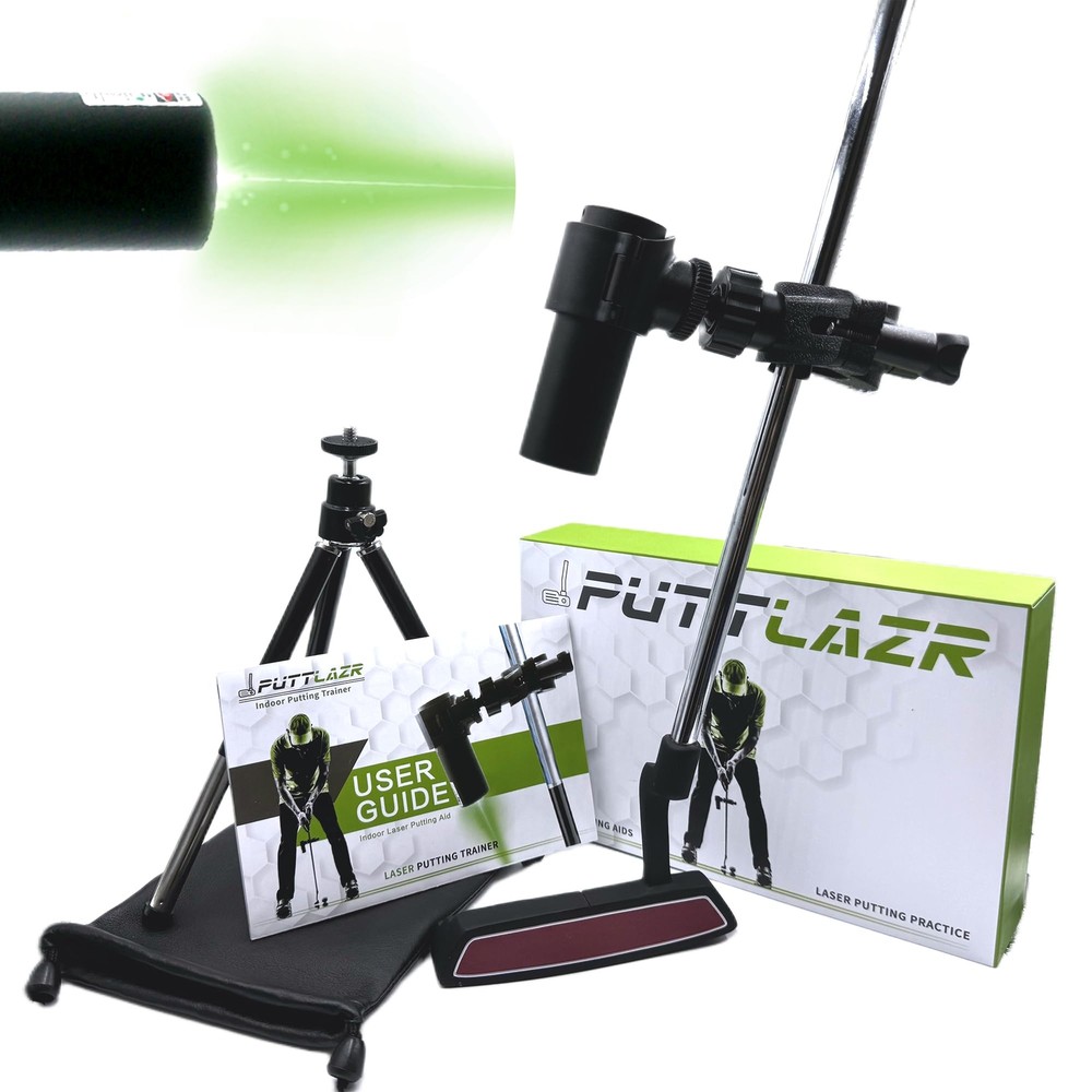 Indoor Golf Training Aid Green Line Putting Trainer Alignment Tool Men