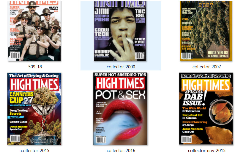 High Times Super Large Bundle Mainly Complete 1974-2018 Collection Plus Bonuses