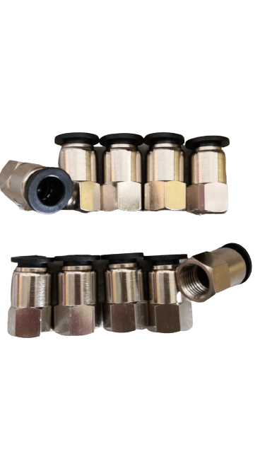 10 Pcs Push in 8mm x FFL Fitting to suit MFL Disconnect Female Thread homebrew
