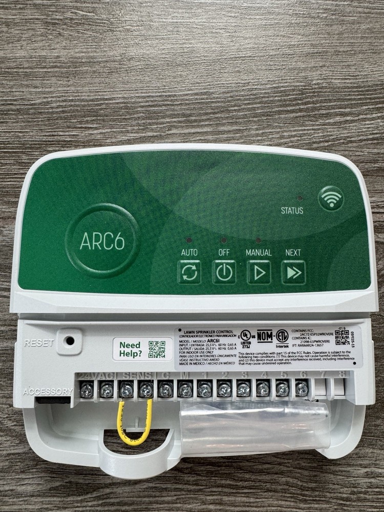 Rain Bird ARC6 6-Zone App Based Residential Irrigation Controller. New/Open Box