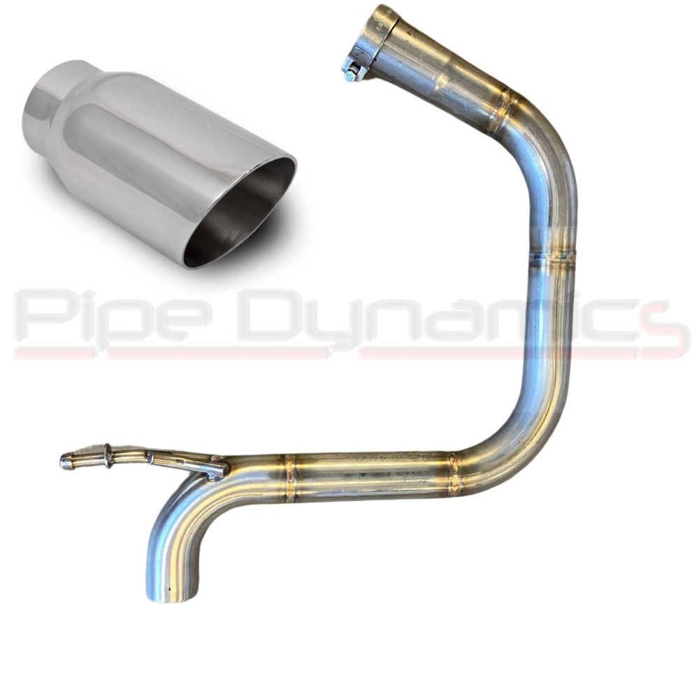 PIPE DYNAMICS - AUDI A3 8P 1.6i 102 BHP BACK BOX MUFFLER DELETE EXHAUST - 3" TIP