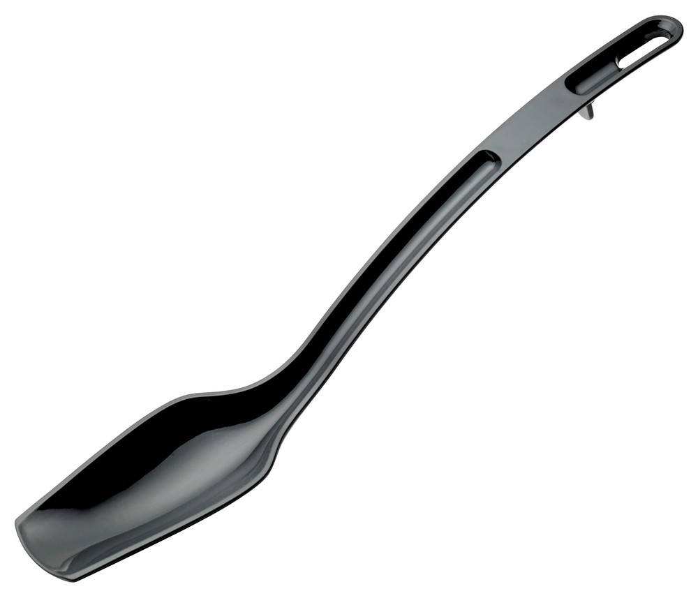 10" Buffet Spoon, 3/4oz, Black, PC, Curve (12 Each)
