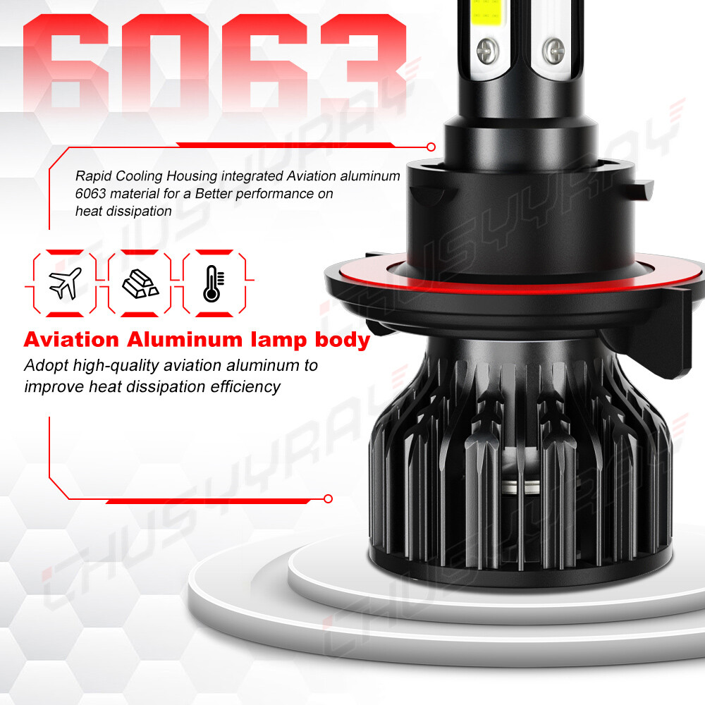 For Chevy Cruze 2011 2012 2013 2014 2015 LED Headlight Bulbs Combo Hi&Lo Beam