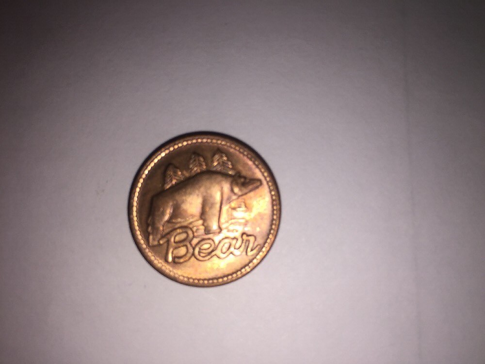 Bear Archery Bow Medallion Copper