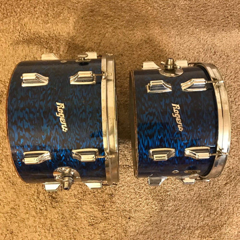 Vintage Rogers Holiday Blue 4 pc. Drum Set