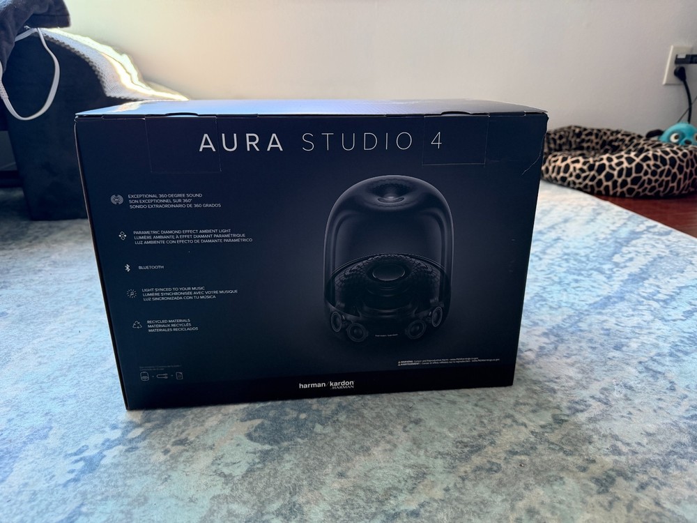 Harmon Kardon Aura Studio 4 Bluetooth Speaker, Black