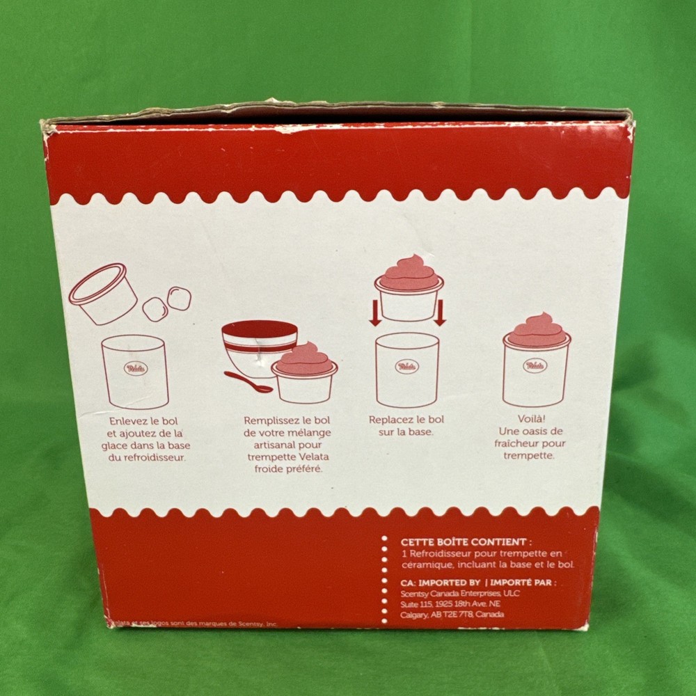 Velata White Ceramic Dip Chiller New