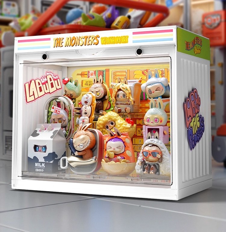 LED Luminous Display Container Case for Pop Mart Blind Box Figures