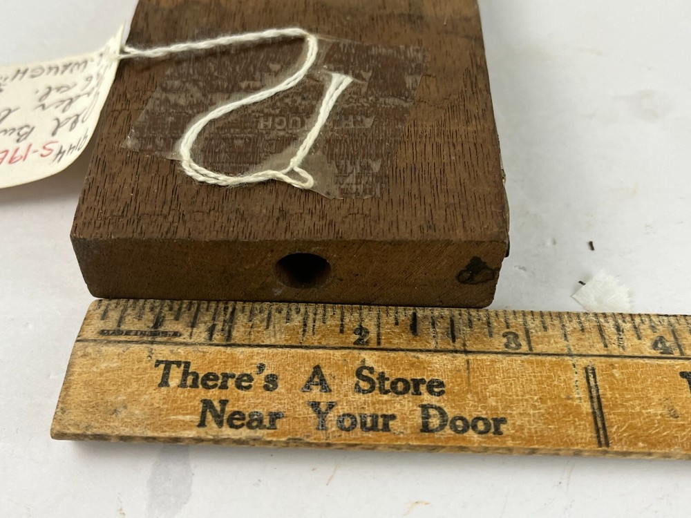 Old Bullet Reloading Board Tray Block Loading Ammunition Rifle Loader 36 Cal