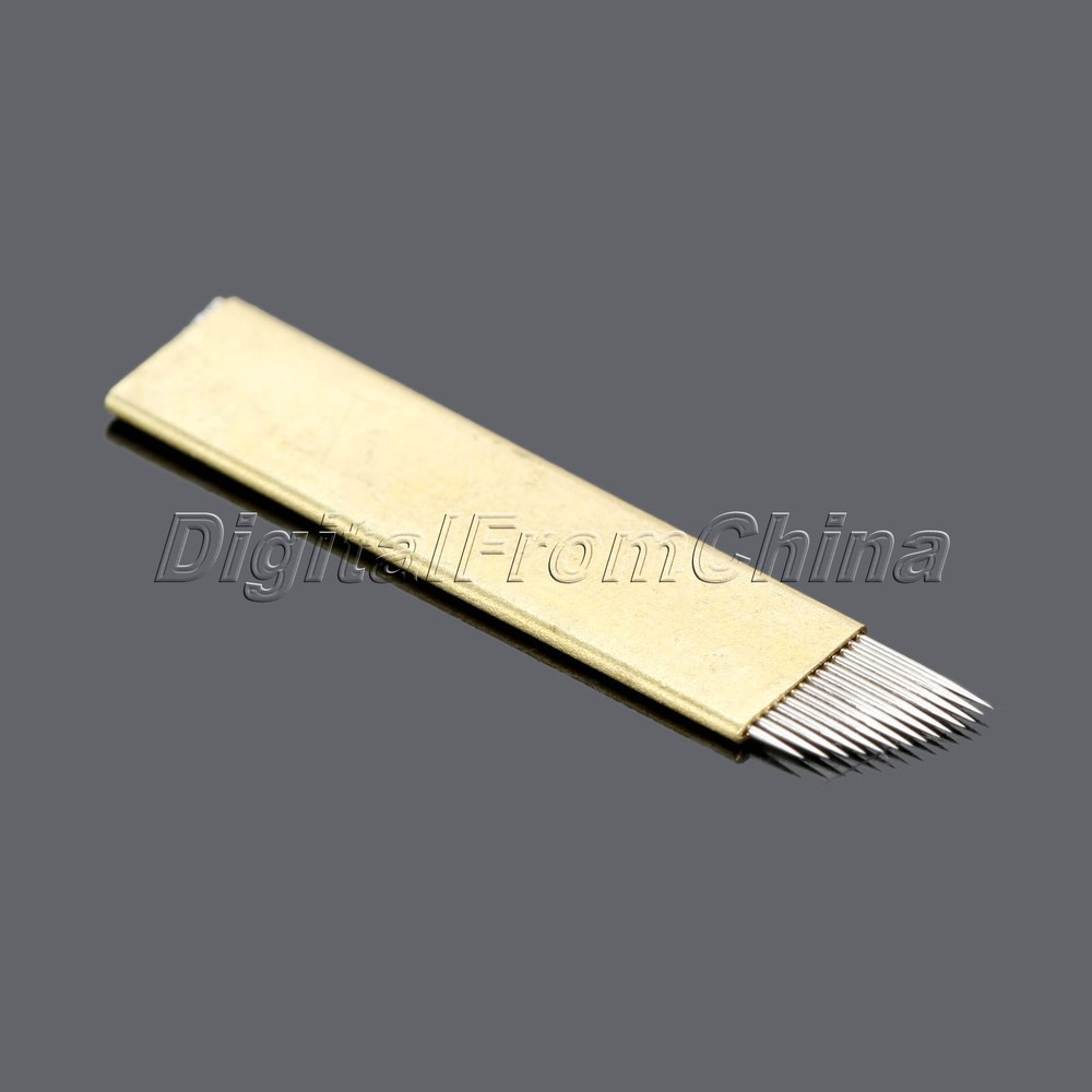 5Pcs Microblading Blades for Eyebrow Tattoo Permanent Makeup Manual Needles