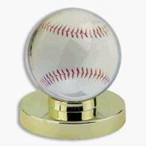 36 DELUXE GOLD BASE BASEBALL DISPLAY CASES