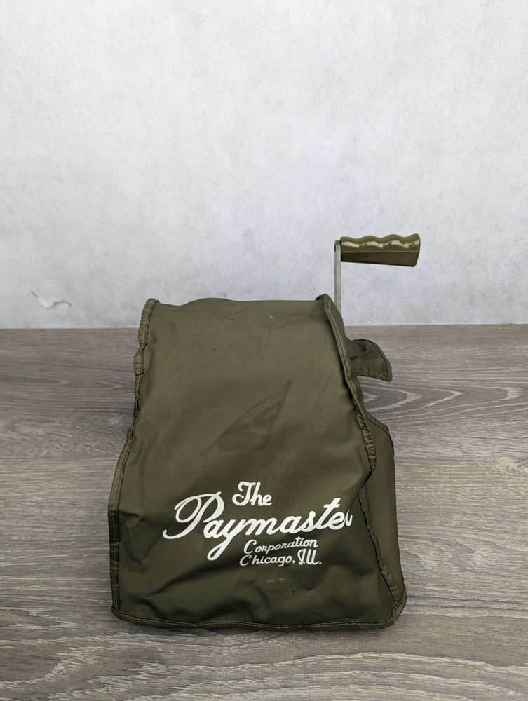 Paymaster - Check Writing Machine - Avocado Green - Vintage