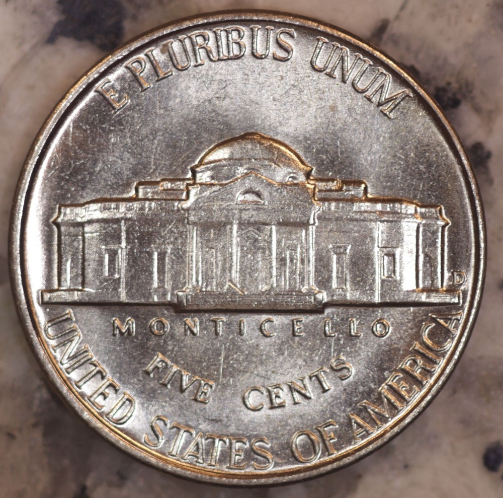 1954 D Jefferson Nickel Choice BU!