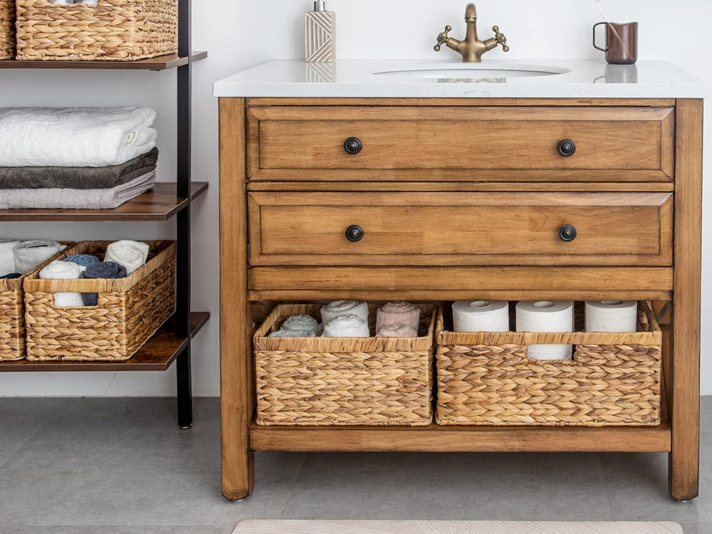 Water Hyacinth Storage Baskets