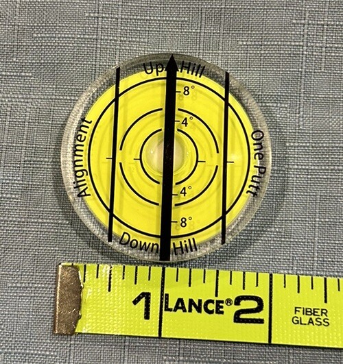 Golf Green Reader Compact Round Golf Putting Alignment Aid Golf Ball Marker