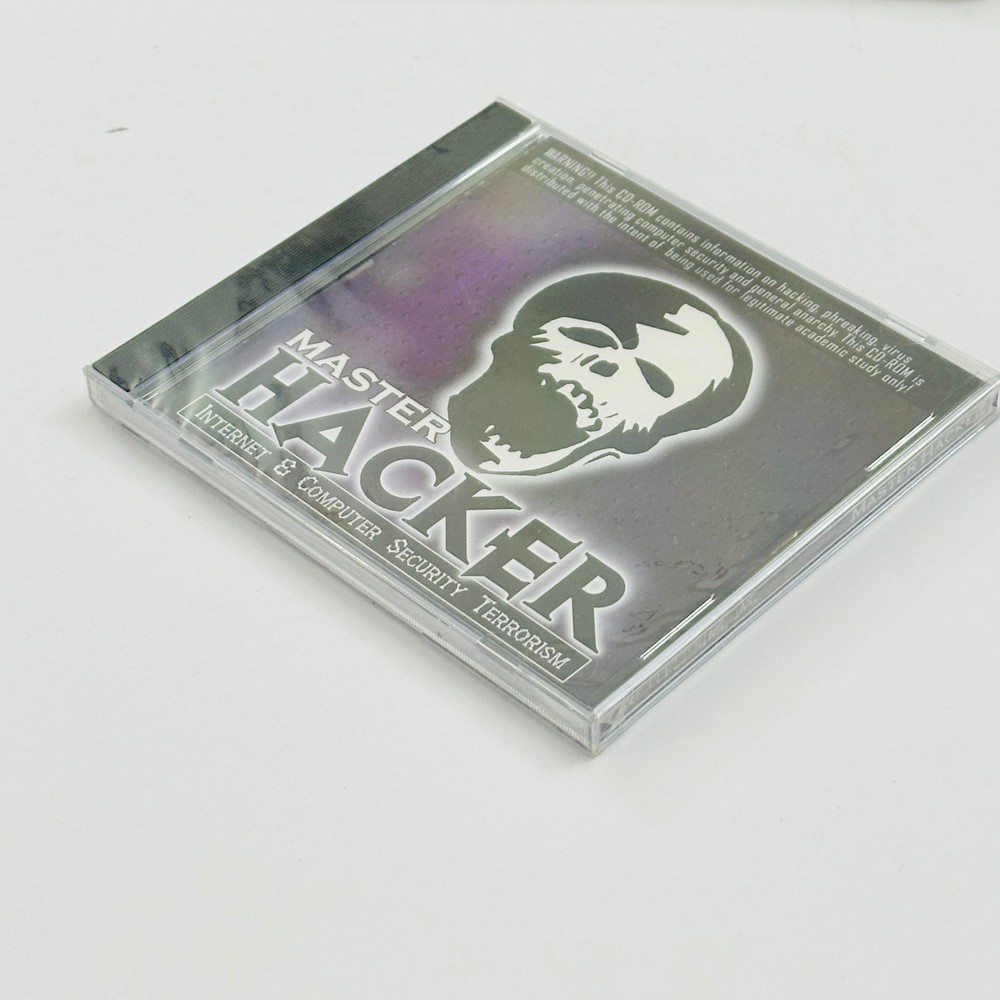 Master Hacker Internet And Computer Security CD-ROM SEALED Core Publishing 2001