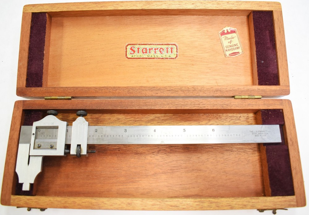 STARRETT  Master Vernier Caliper Slightly used with original box