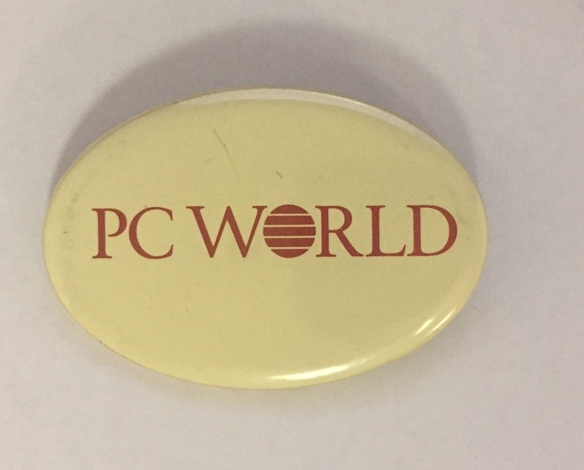 Vintage PC World Pin